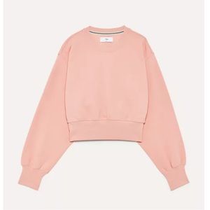 Aritzia TNA Perkins Sweatshirt in Salmon